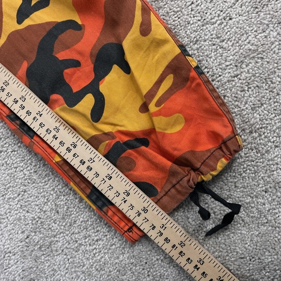 Rothco Military Pants Mens Small Regular Orange Woodland Camo Cargo BDU Tactical - Picture 8 of 12